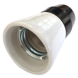 Oprawka ceramiczna porcelanowa do żarówek E27 loft vintage / 28163