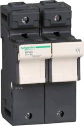 Fuse holder, 22 x 58 mm, 125 A, 690 V, DIN rail, DF222