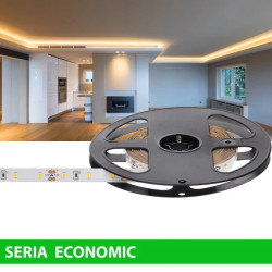 Taśma Led 12V 48W 300led biała ciepła mocna rolka 5m