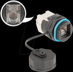 86699 Cable Connector RJ45 jack to Cat.6A LSA