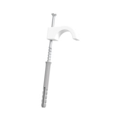 Uchwyt hak z kołkiem pojedynczy do rur HP-1-KSM/R (10 szt.) MARTEN