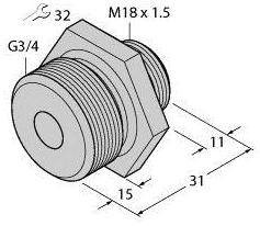 Turck FCA-FCST-G3/4-A4 6870294 1 szt.