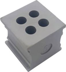 TRU COMPONENTS TC-10329300 Przepust kablowy ELT 4/5, (D x S) 21 mm x 21 mm, elastomer, 1 szt.