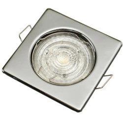 Oprawa TOPAZ kwadrat stała BS Chrom blacha stalowa