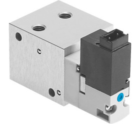 Pneumatyczny zawór elektromagnetyczny Festo 5/2 Monostabilne 5 mm Elektryczny 0.8 Mpa 5 portowy VOVG-B12 24 V dc