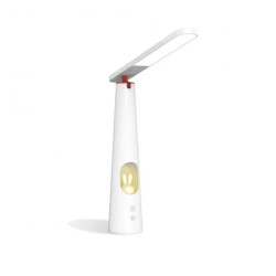 Lampa biurkowa LED 7,5W ze świecącym króliczkiem PURE FLB-150 ELENA biała Forever Light