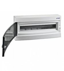 Obudowa natynkowa 1x24 IP40, drzwi transparentne