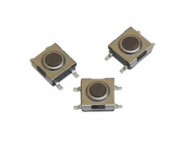 Mikroswitch smd poziomy kwadrat 6,2x6,3mm H-3,1mm 4pin