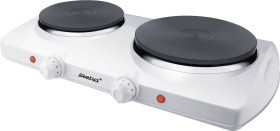 Podwójna kuchenka elektryczna Steba 063800 ochrona przed przegrzaniem, lampka kontrolna, bezstopniowy regulator temperat