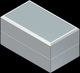ABS enclosure, (L x W x H) 145 x 85 x 73 mm, light gray (RAL 9018), IP54, 770.5