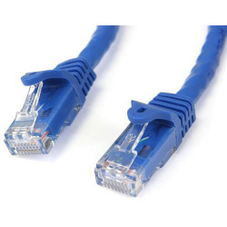 StarTech N6PATC1MBL 1m Blue Snagless Cat6 UTP Patch Cable - ETL Verified