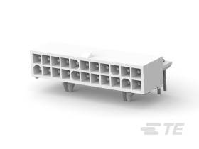 Wtyk PCB 22-pinowe raster: 4.14mm 2-rzędowe TE Connectivity Montaż na płytce