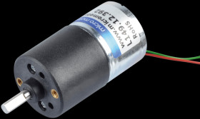 L149.12.392 Geared motor 27 mm, 392:1, 12 V DC