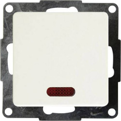 Przełącznik schodowy, Przełącznik z kontrolką Płytka przycisku GAO Business Line EFE100AL w