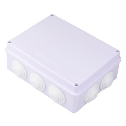 200 x 155 x 80mm Grey Junction Box IP65