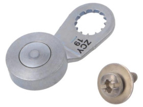 ZCY19 Głowica napędowa, dźwignia R 34.4mm. rolka metalowa Ø19mm