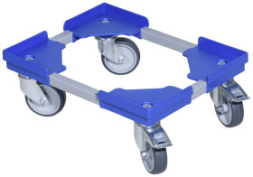Wózek płaski Allit 454380 EuroPlus Roll it K110 stal, aluminium Maksymalne obciążenie: 130 kg 490 mm x 520 mm x 1100 mm