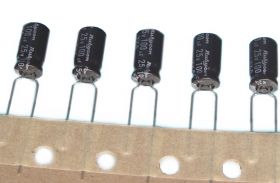 100uF 25V 105'C RUBYCON YXA kondensatory elektrolityczne aluminiowe miniaturowe