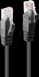 48078 Patchkabel, U/UTP, Cat.6, 2 m, black