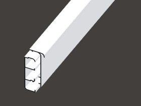 Listwa przypodłogowa 80x25 biała LPK HD LPK 80X25 /2m/