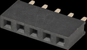 10120947 Female Header 2,54mm straight 1x5