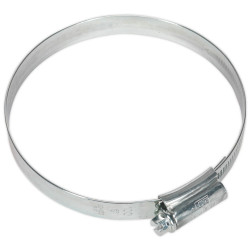 Sealey HCJ4X Hi-Grip Hose Clips Zinc Plated &#xD8;80-100mm Pack Of 10