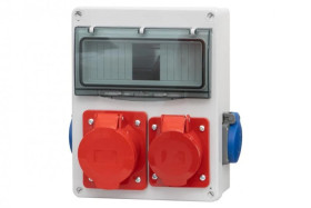 Rozdzielnica R-240 8M - gniazda 2x32A 5p, 2x230V /8 modułów/