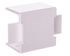 Łącznik prosty do kanałów kablowych GU 25x17 biały /2szt/ ECGU2517B