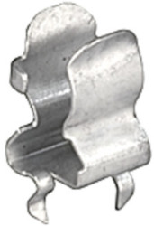 Fuse holder clip, 5 x 20 mm, 10 A, 500 V, PCB mounting, 0751.0110