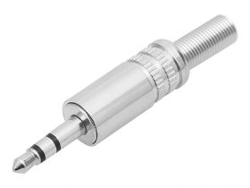 Wtyk jack 3.5 stereo metal