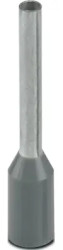 Insulated wire end ferrule, 0.75 mm², 16 mm/10 mm long, DIN 46228-4, UL 486F-E, gray, 3203118