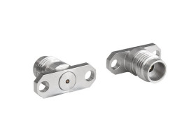 Złącze koncentryczne Montaż na kołnierzu Męski/żeński typ złącza Złącze koncentryczne w okrągłej obudowie Podnośnik