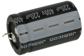 Kondensator; SNAP-IN; elektrolityczny; 220uF; 400V; HS; HSW221M2GO40M; 20%; fi 25x40mm; 10mm; przewlekany (THT); luzem; -40...+1