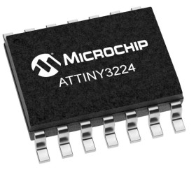 Mikrokontroler Microchip AVR SOIC 14-pinowy SMD AVR CPU 32 kB 20MHz Flash