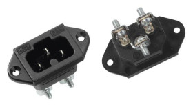 Bachmann 918.170 Złącze męskie IEC, styki: 2, 250 V, 10 A, 1 szt.