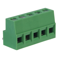 CamdenBoss CTB0158/5 5 Way 5.08mm Pitch 90&#xB0; Interlocking Terminal Block 20A