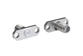 Złącze koncentryczne Montaż na kołnierzu Żeński typ złącza Złącze koncentryczne w okrągłej obudowie Podnośnik