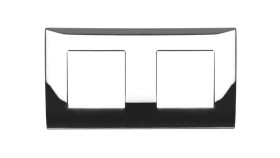 Dante Ramka Podwójna Tworzywo Galwanizowane Chrom 457082