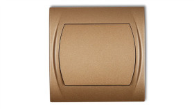 Logo Łącznik Jednobiegunowy Złoty Metalik 8Lwp-1