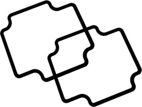 Seal, silicone, (L) 64 mm, black, for series 1550Z, 1550Z104GASKET