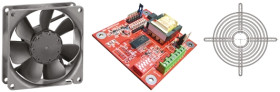 Zestaw wentylatorów osiowych 12 V DC DC 92 x 92 x 25mm 2.9W 102m³/h 39dB(A)
