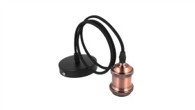 Led Line Oprawa Zwieszana 1Xe27 Aluminium Antyczna Miedź