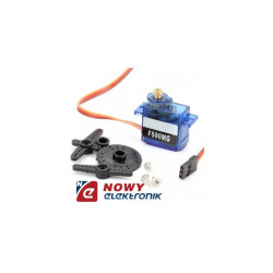Serwomechanizm FS90MG 1,8kg*cm metal.0,10sec/60°kpl.4 orczyków