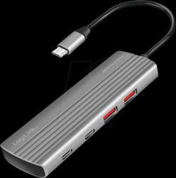 UA0414 USB 3.1 hub, 7 ports, 2 x A, 5 x C, PD 100 W