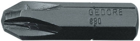 Bit krzyżakowy PZ 1 Gedore 890 PZD 1 6553250 stal specjalna chromowo-wanadowa oksydowany C 8 1 szt.