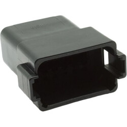 Socket housing, for rectangular miniature plug, PX0101P12ABK