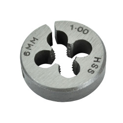 Faithfull FAIHSSDM6 HSS Straight Flute Split Die M6 x 1.0, 13/16in OD