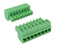 TLP4-CPF8 Kostka zaciskowa 8pin, prosta, z gniazdem raster 3,81 mm
