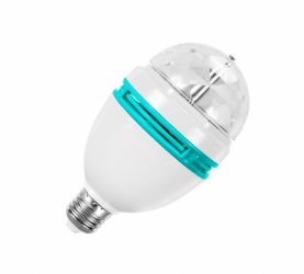 Żarówka obrotowa DISCO LED RGB
