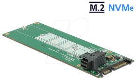 62703 SATA 22 pin / SFF-8643 NVMe &gt; 1 x M.2 NGFF Key M